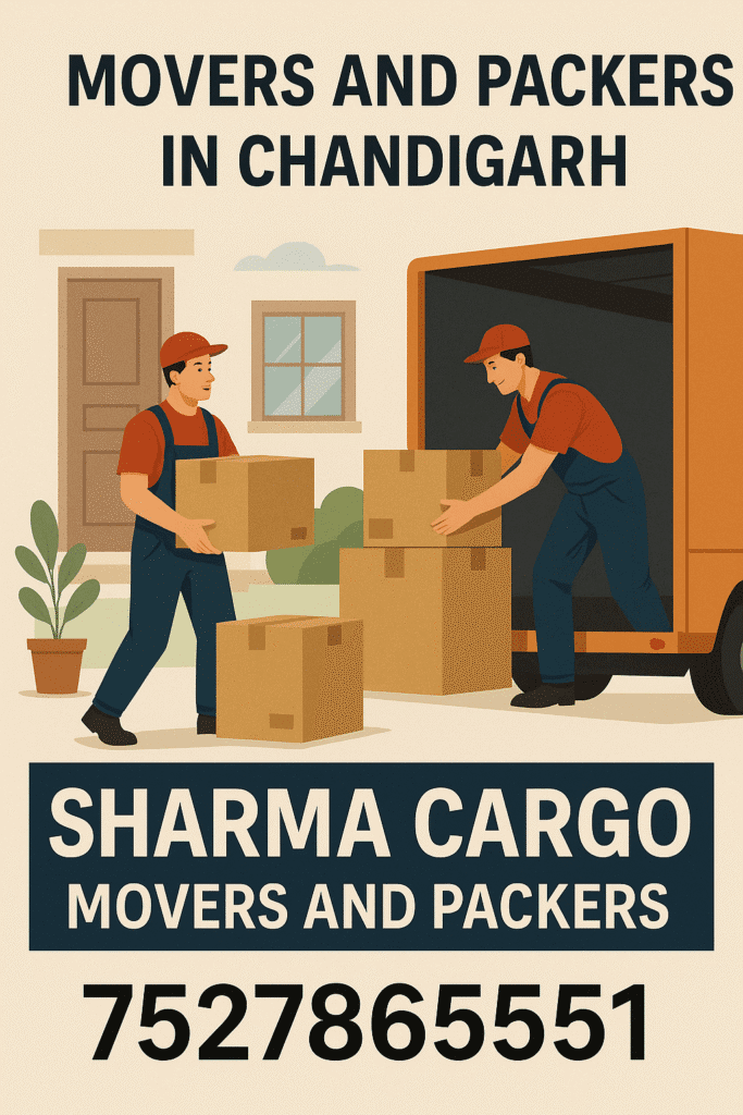 Movers and Packers in Chandigarh sharma cargo movers and packers