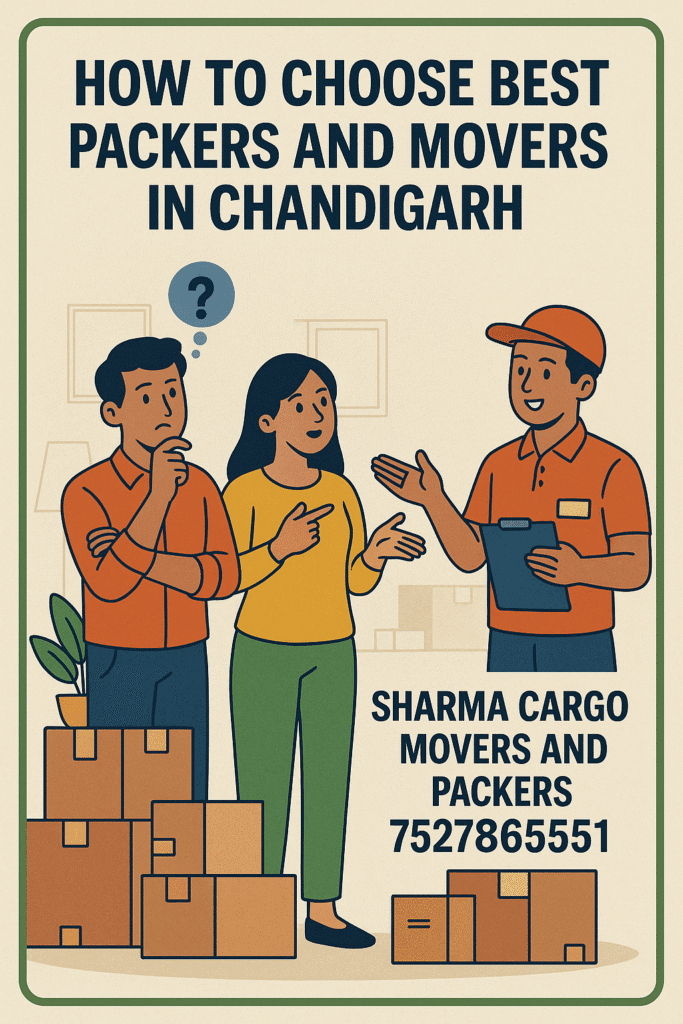 How to Choose the Best Packers and Movers in Chandigarh Sharma Cargo Movers and Packers