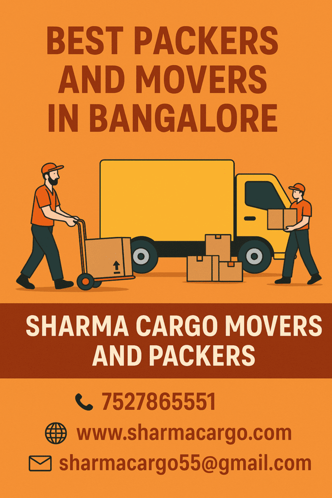 best packers and movers in Bangalore