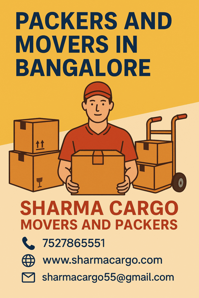 packers and movers in Bangalore