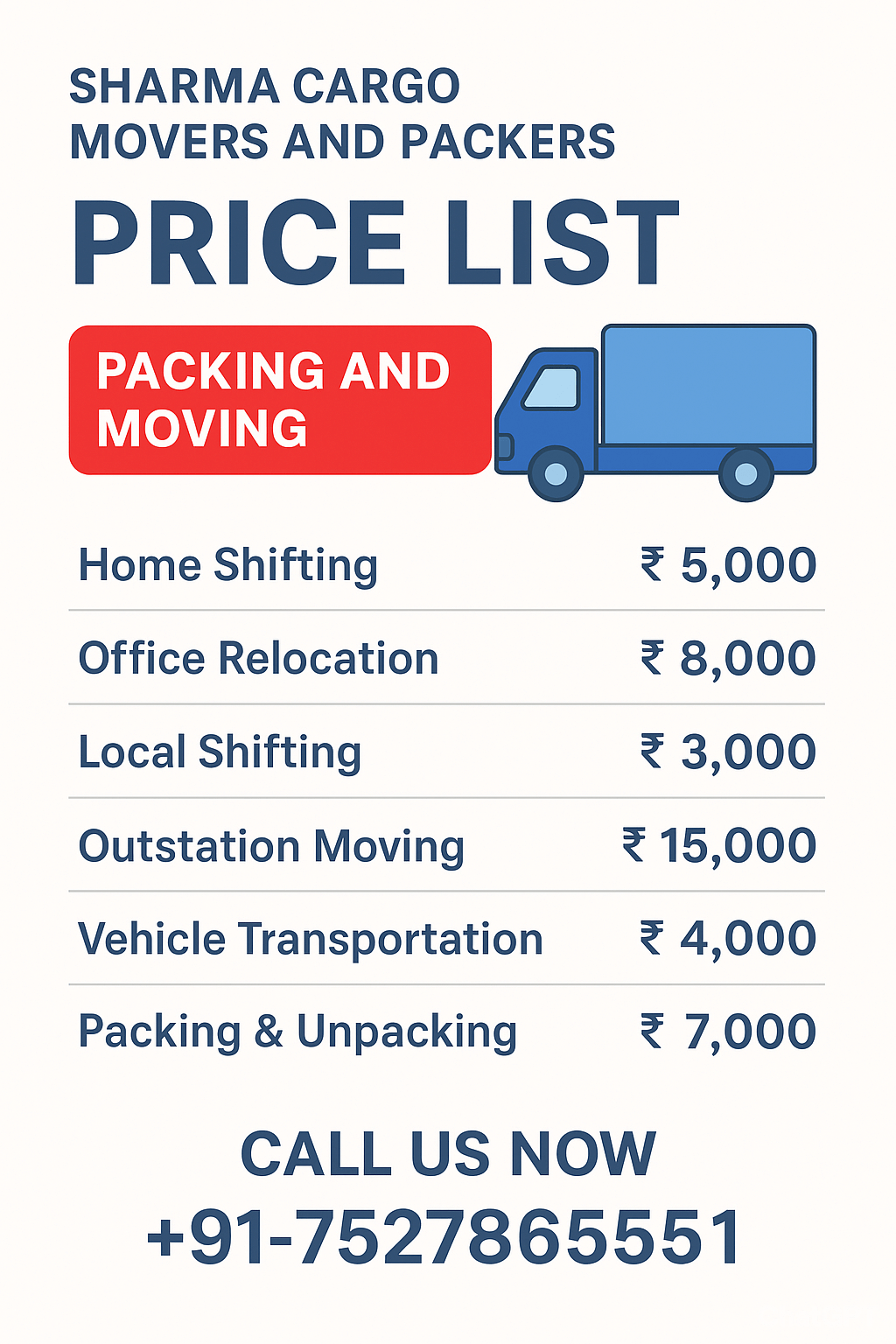 packers and movers manimajra price list (1)