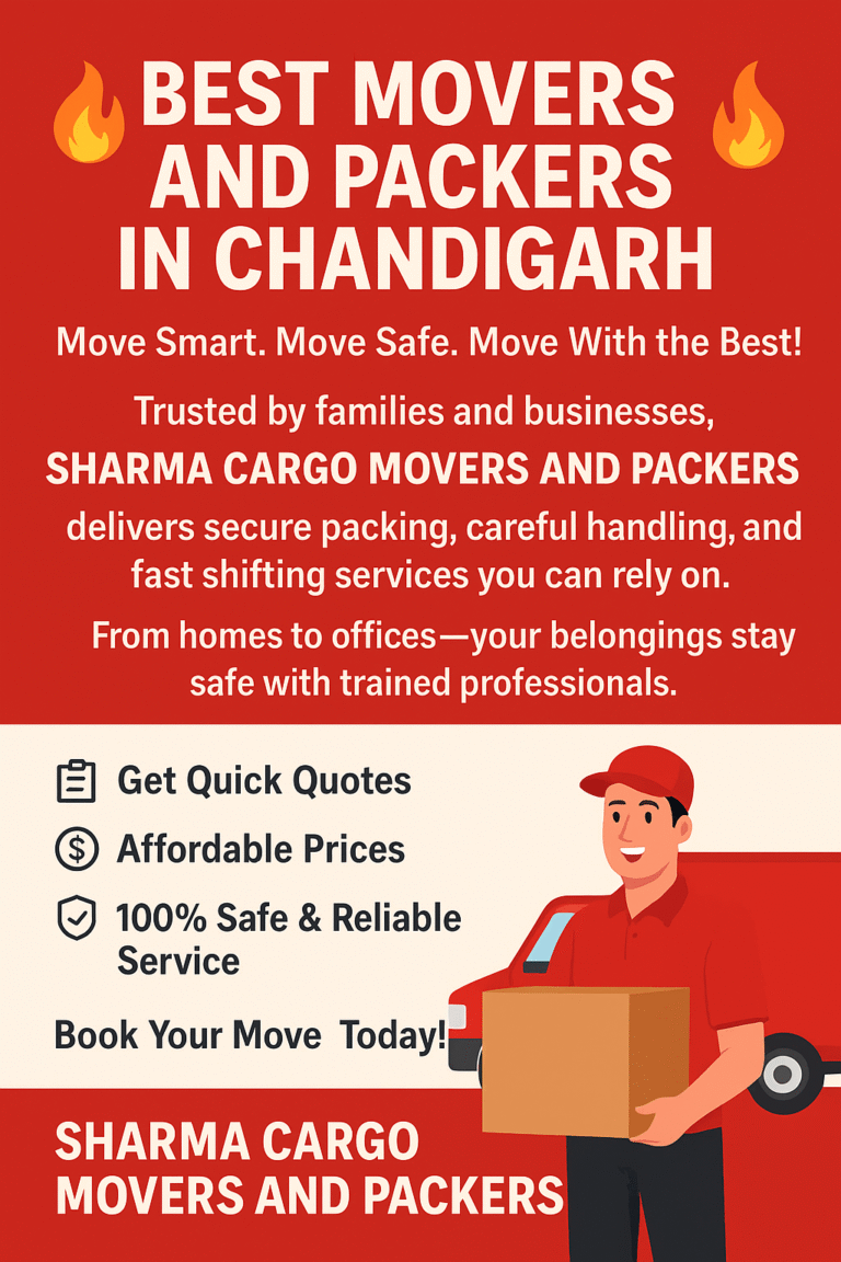 best movers and packers in Chandigarh (1)