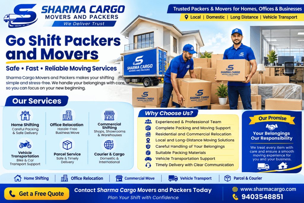Go Shift Packers and Movers